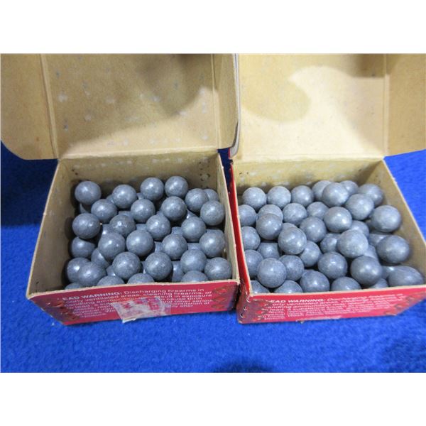 .375" Hornady Lead Balls - Box of Approx. 77, Box of Approx. 60