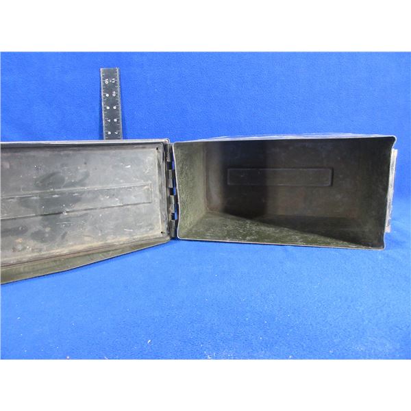 Metal Ammo Box - 50 Cal. Linked - 11" x 5 1/2" x 7" High