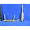 Image 1 : 2 Vintage Folding Blade Pocket Knives - Italy and Scout Multi-Tool