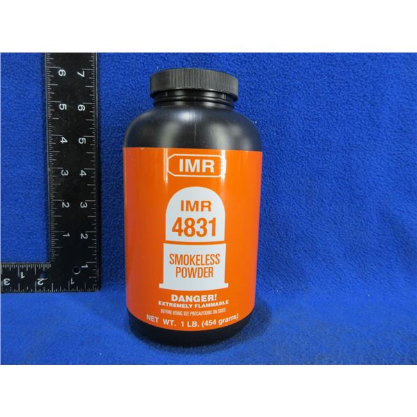 IMR 4831 Powder (Pick Up or Ship by UPS Only) Sealed 1 lb Tub