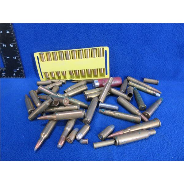 28 Misc. Cartridges + 25 Brass (Pick Up or Ship by UPS Only)