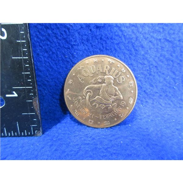 .999 Fine Copper One AVDP Ounce - Aquarius Coin