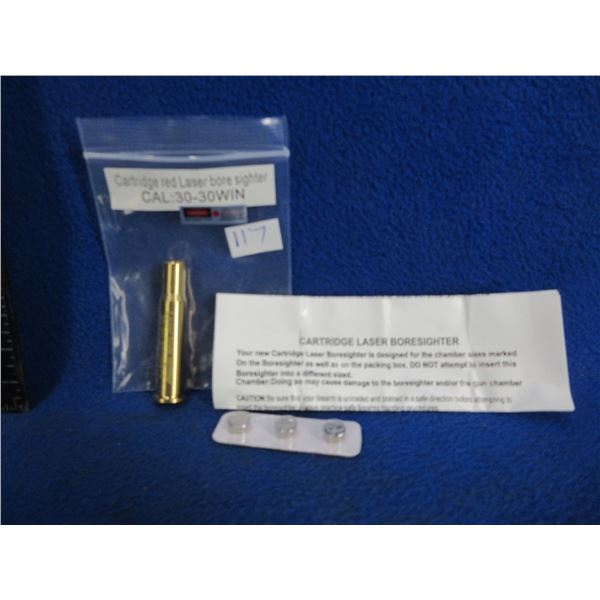 NEW - 30-30 Win. Cartridge Red Laser Bore Sight with Batteries