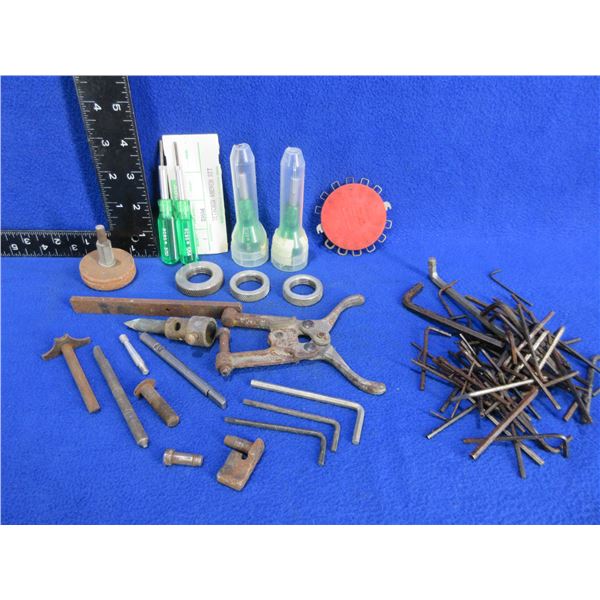 Lot of Misc. Tools - Vise Clamp, Screwdrivers, Allen Keys, Etc.