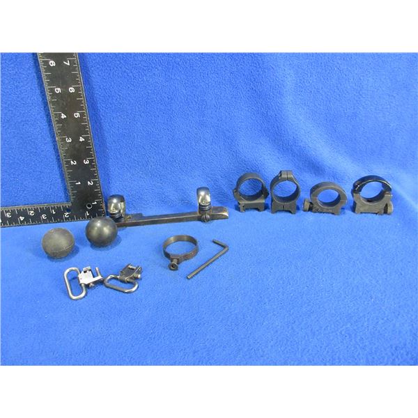 Lot of Misc. - Rings, Bases, Swivels, Rubber Bolt Knobs, Etc.