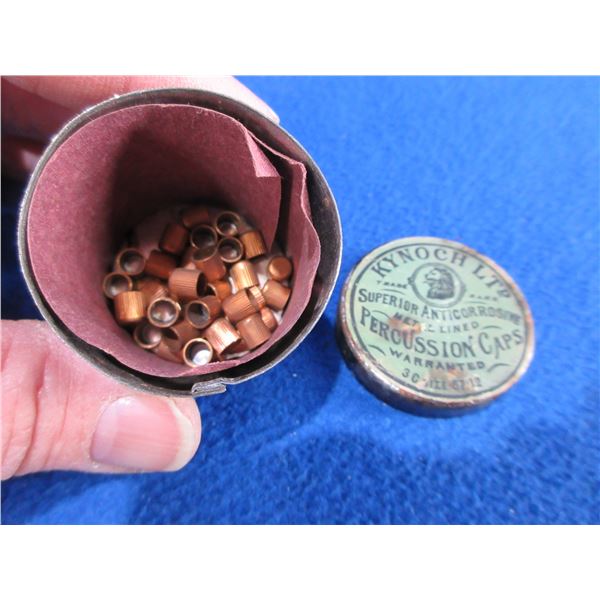 Kynoch Percussion Caps Collector Tin (Pick Up or Ship by UPS Only)