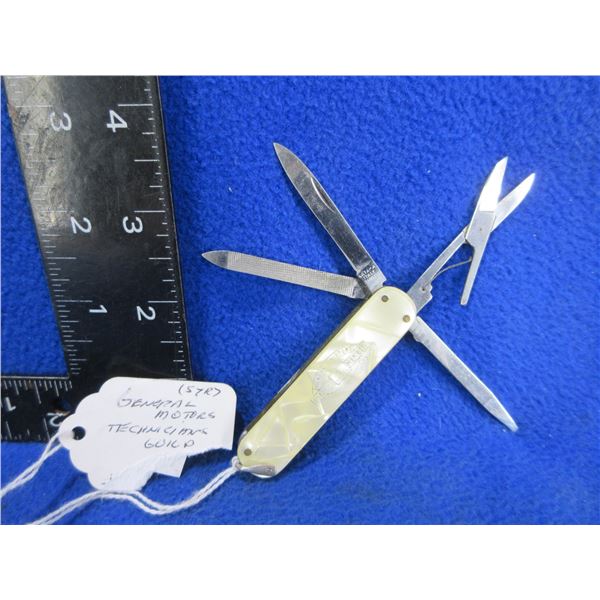 General Motors Technicians Guild Pocket Knife - Stainless - Latama, Italy