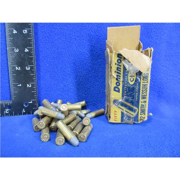 Collector Ammo - 32 S&W Long 98gr Lead (Pick Up or Ship by UPS Only)