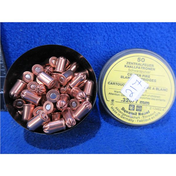 .320"/7MM Dynamit Nobel Blanks (Pick Up or Ship by UPS Only)
