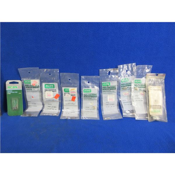 Lot of Misc. RCBS Reloading Tools - Decapping Pins, Expander Balls, Pilots, Etc.