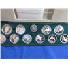 Image 2 : 1988 Olympic Winter Games 20 Dollar 10 Coin Set