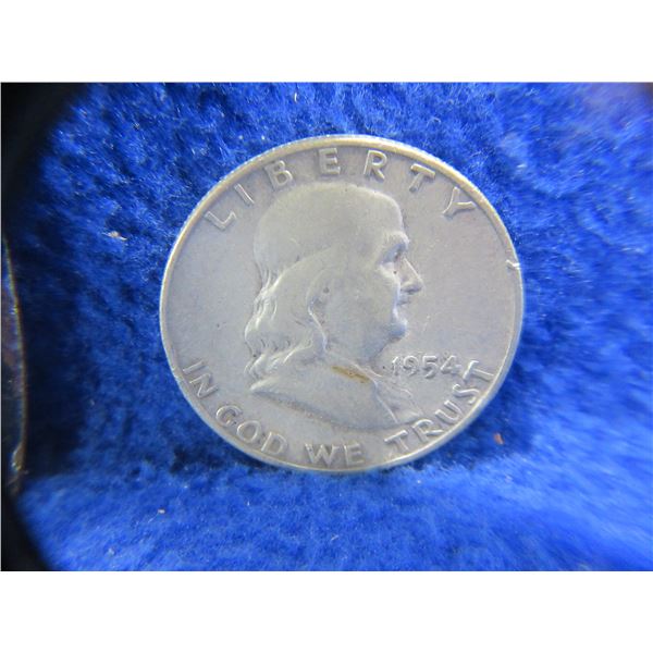 1954 USA "Franklin Half Dollar" - .900 Silver