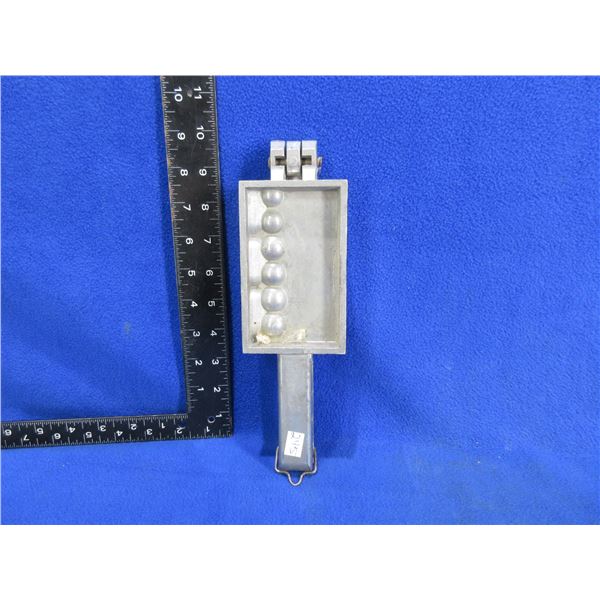 C. Palmer Mfg. 6 Cavity Round Ball Mold # 561 - 1/4", 3/8", 1/2"