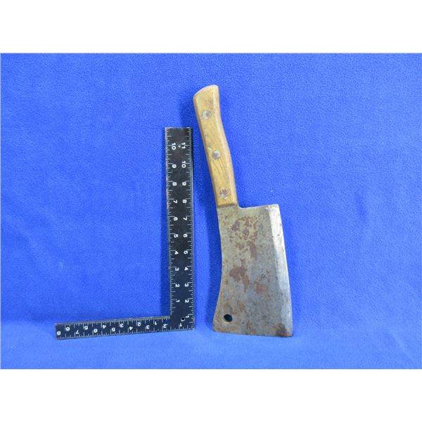 Briddell Solid Steel Meat Cleaver - 8" Blade - Made in USA