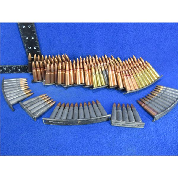 7.62X39 Military Cartridges on Stripper Clips (Pick Up or Ship by UPS Only)