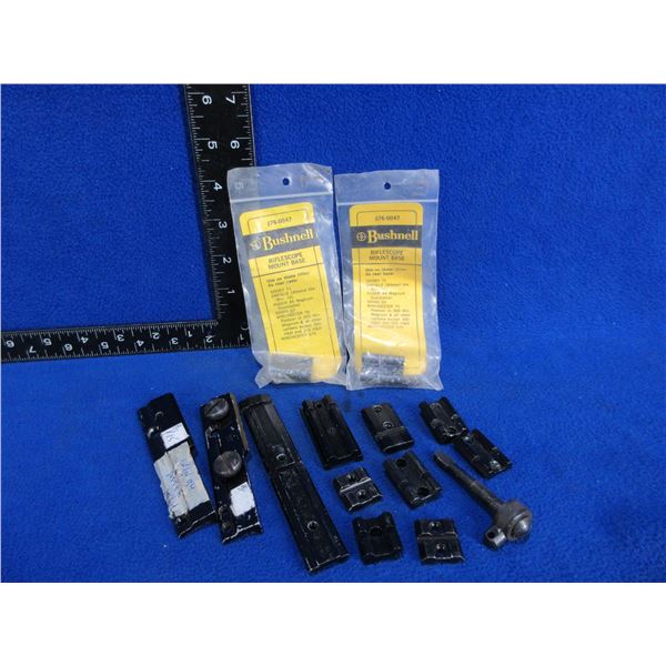 Lot of Misc. Bases - Win. 94 Post 64, Weaver Style, Bushnell 76-0047, Etc.