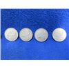 Image 1 : 4 - Canadian 25 Cent Pieces - 1955, 1955, 1962, 1968