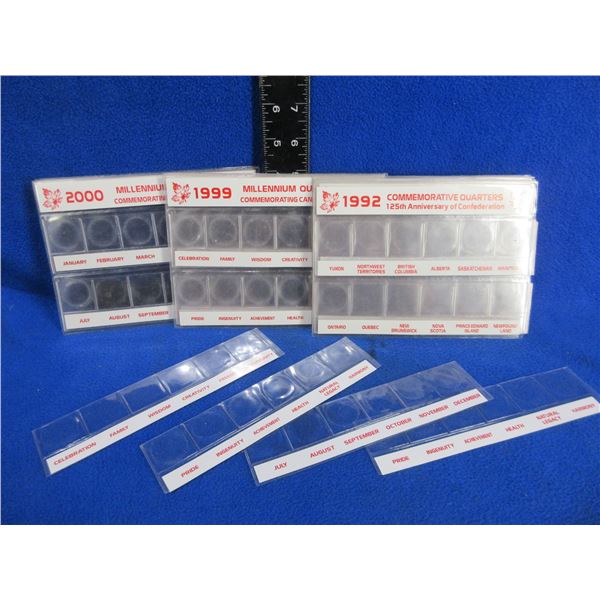 14 Quarter Storage Sleeves for 1992, 1999 and 2000
