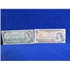 Image 1 : 2 Canadian One Dollar Bills - 1967 and 1973