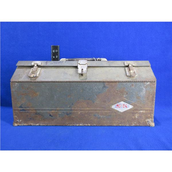 Vintage S-K Tools Tool Box - 19" x 7 1/4" x 8 3/4" High