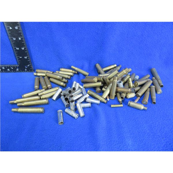 Lot of Approx. 75 Misc. Unprimed Brass