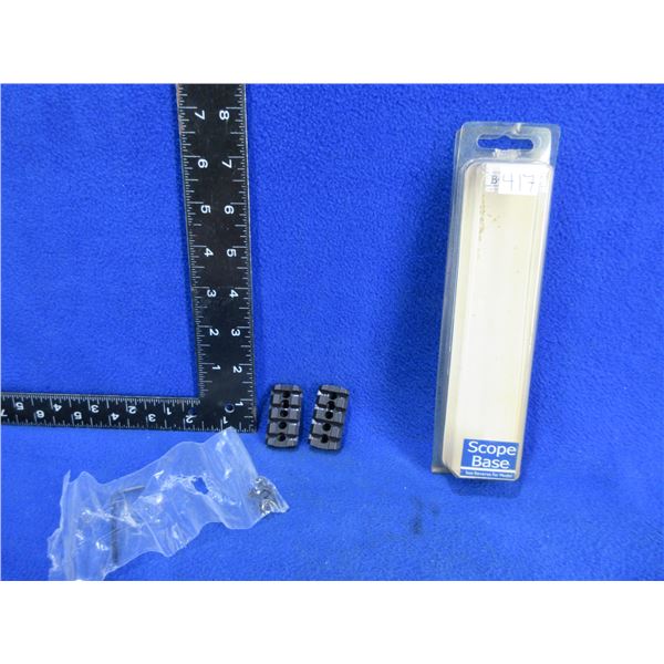 B-Square Universal Black Powder 2 Piece Scope Base # 14950