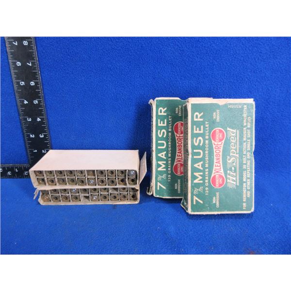 Brass Only - 7MM Mauser Unprimed - Box of 20, Box of 18