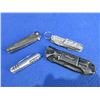 Image 1 : 4 Folding Pocket Knives - 2 are Swiss Style, Walther has Broken Tip,