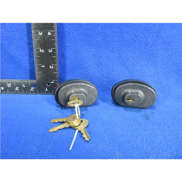 2 Trigger Locks Keyed the Same with 4 Keys