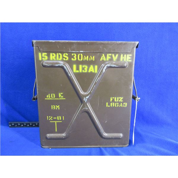 Metal Ammo Can - 12" x 5 1/2" x 13 1/2" High