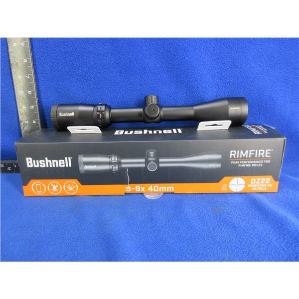 Bushnell Rimfire 3-9x40 Scope - Appears Clear, Dropzone 22 Reticle SFP