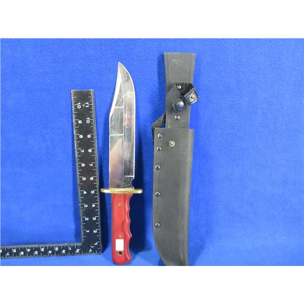 Fixed Blade Knife Stainless Steel # 15713 with Sheath