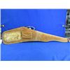 Image 1 : Leather Scoped Rifle Case with Hand Tooled Leather - 46"