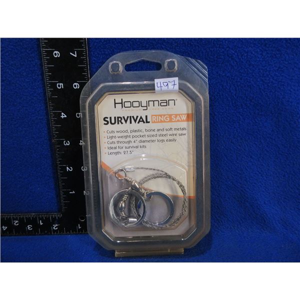 Hooyman Survival Ring Saw - Appears Unused