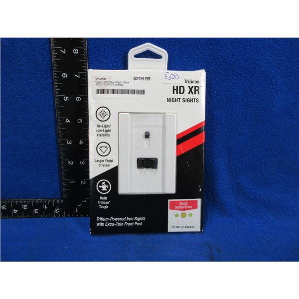 NEW - Trijicon HD XR Night Sights for Glock Standard Frame