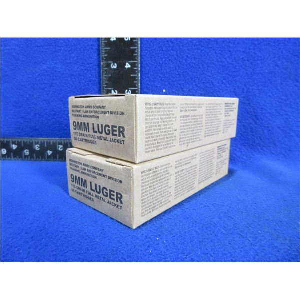 9MM Luger 115gr FMJ Remington (Pick Up or Ship by UPS Only)
