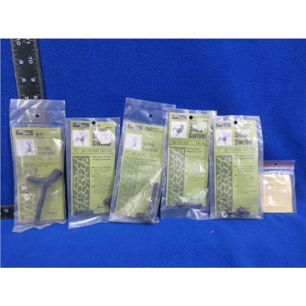 Lot of Misc. Uncle Mike's Sling Swivel Parts & Williams Hammer Extension