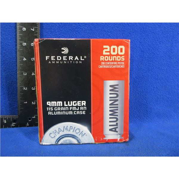 9MM Luger 115gr FMJ RN Aluminum (Pick Up or Ship by UPS Only)