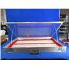 Image 1 : Aluminum Display Case with Glass - 34" x 22" x 3 1/8" - PICK UP ONLY
