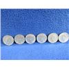 Image 5 : 6 Canadian 5 Cent Coins - "George VI Victory; Steel" - 1944, 1945 x 5