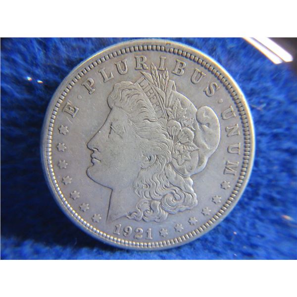 1921 USA One Dollar "Morgan Dollar" - .900 Silver