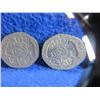 Image 2 : 4 UK 20 Pence Coins - 1982 x 2, 1987 x 2