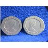 Image 6 : 4 UK 20 Pence Coins - 1982 x 2, 1987 x 2