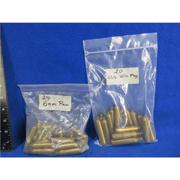 Primed Brass Only - 264 Win. Mag & 6MM Rem. (Pick Up or Ship by UPS Only)