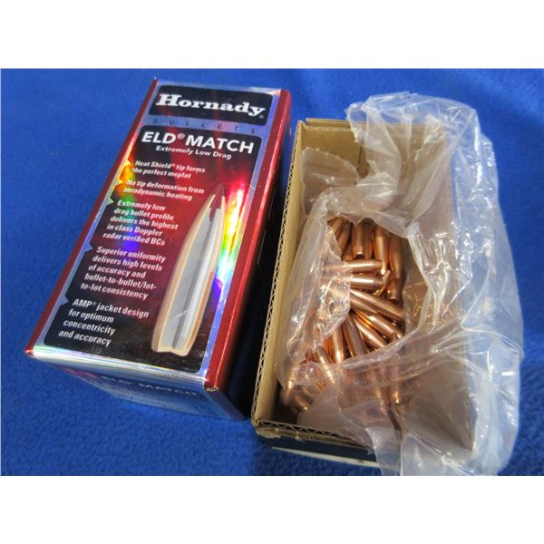 22 Cal. .224" Hornady Bullets - Sealed Box of 100 , Box of Approx. 60