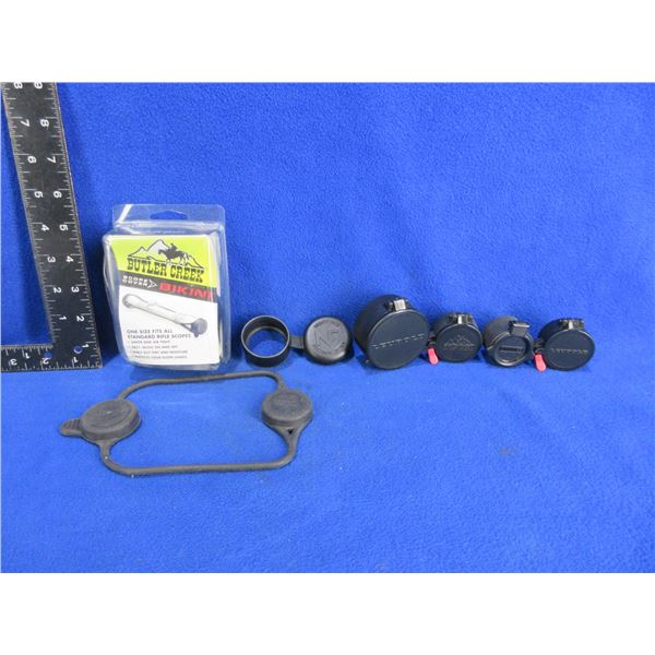 Lot of Misc. Lens Covers - 5 Flip-Up and 2 Bikini Style