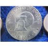 Image 3 : 6 - 1776-1976 USA One Dollar Coins "Eisenhauer Dollar" (Bicentennial)
