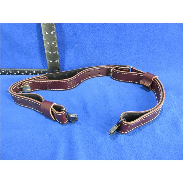 Browning Leather Sling with GrovTec 1 1/4" Locking Swivels