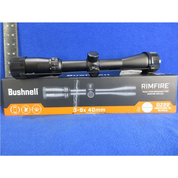 Bushnell Rimfire 3-9x40 Scope - Appears Clear, Dropzone 22 Reticle SFP