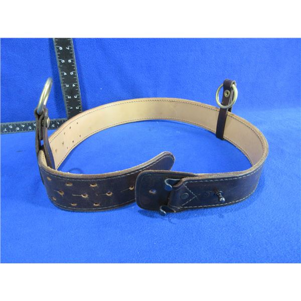Tex Shoemaker & Sons Leather Belt N34